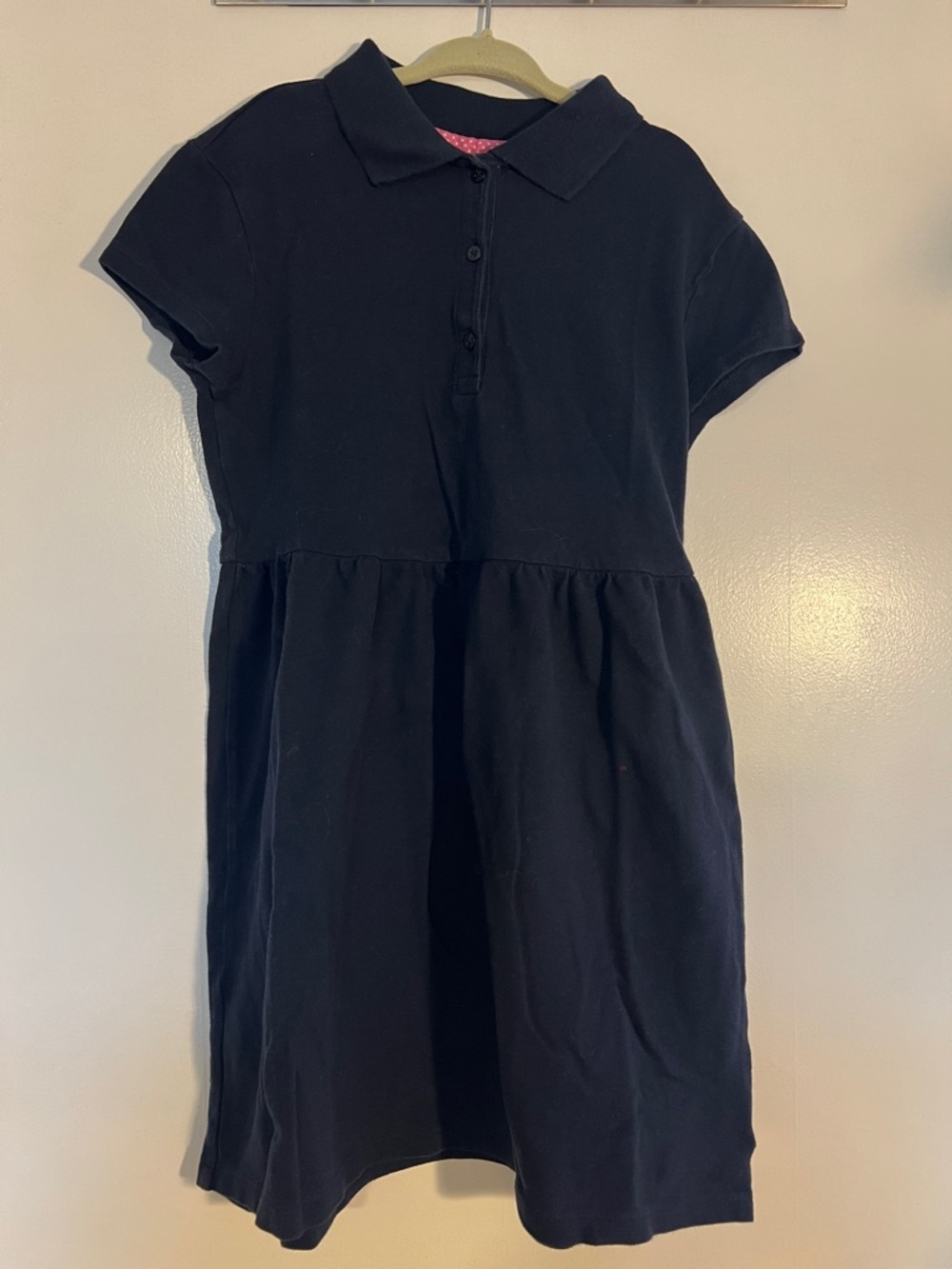 GAP Navy Polo Dress with Short Sleeves